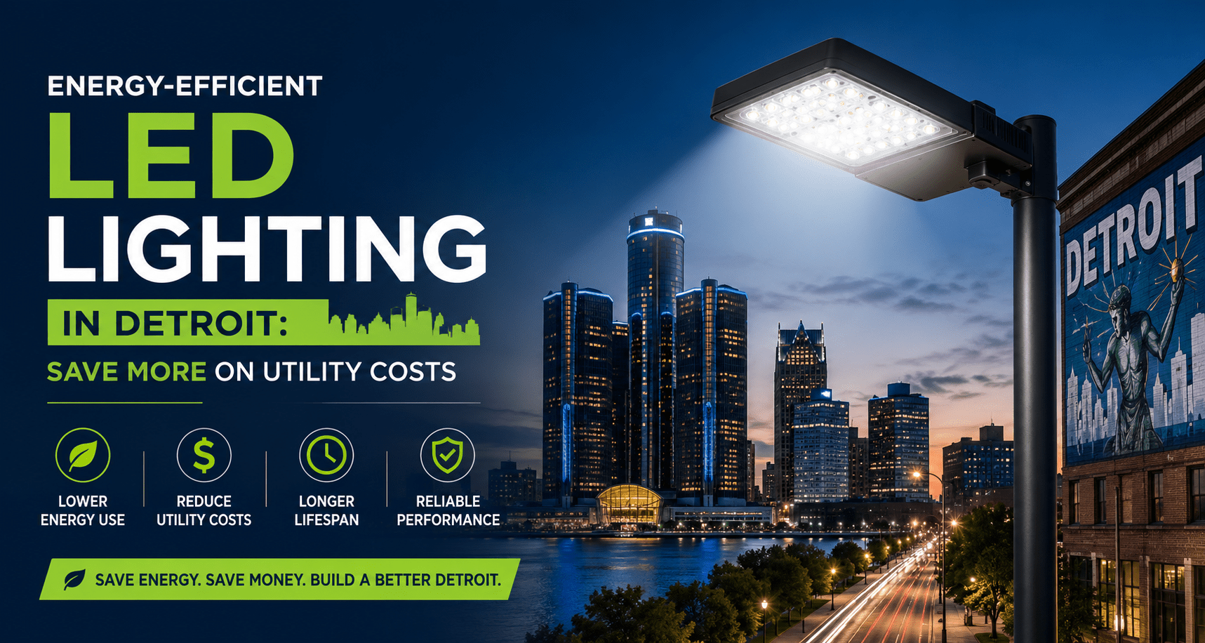 Energy-Efficient LED Lighting in Detroit: Save More on Utility Costs - Interactive Lighting Supply