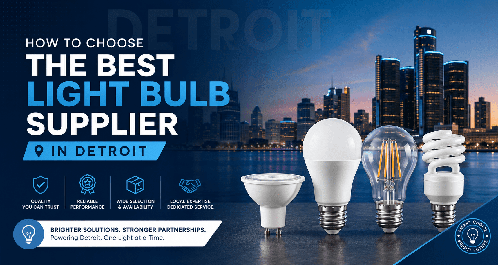 How to Choose the Best Light Bulb Supplier in Detroit - Interactive Lighting Supply