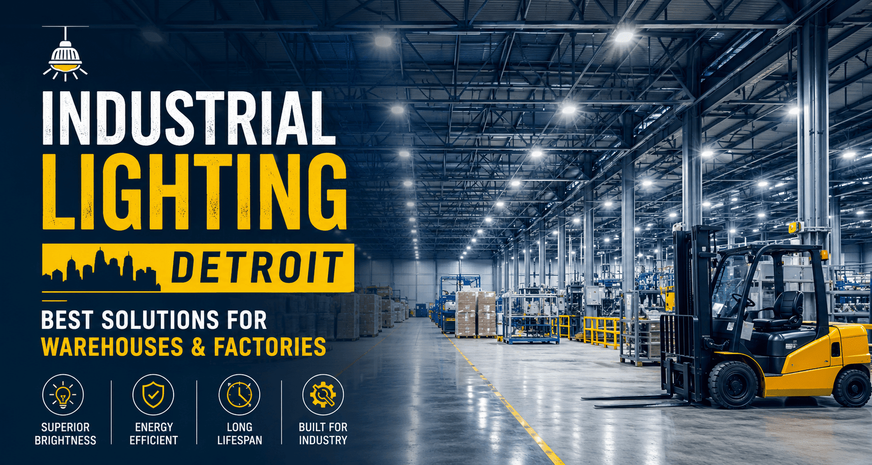 Industrial Lighting in Detroit: Best Solutions for Warehouses & Factories - Interactive Lighting Supply