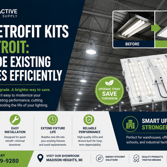 LED Retrofit Kits in Detroit: Upgrade Existing Fixtures Efficiently - Interactive Lighting Supply