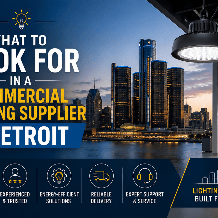 What to Look for in a Commercial Lighting Supplier in Detroit - Interactive Lighting Supply