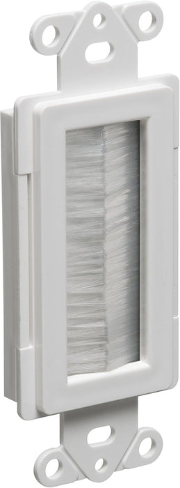Arlington CED135 1-Gang Brush-Style Cable Entry Device, White