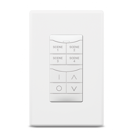 SensorWorx SWD-804-2P-WH Digital 2-Zone Dimmer Wall Station White
