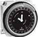 Graesslin FM1STUZ-24U 24V electromechanical panel mount timer, front view.