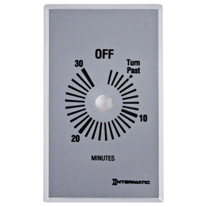 Intermatic FF30MP 30-Minute Timer Replacement Plate Silver
