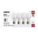 SATCO S11775 A19 LED Bulb 4-Pack with selectable 3000K 4000K 5000K
