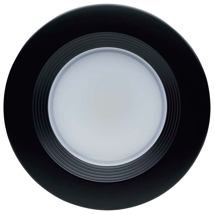 SATCO S11832R1 4" Residential 7W LED Black Trim Downlight Trim 5 Selectable CCT Settings 120V Wet
