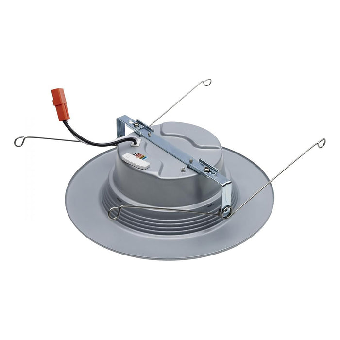 SATCO 9 WATT; LED DOWNLIGHT RETROFIT; 5-6 INCH; CCT SELECTABLE; 120 VOLTS; BRUSHED NICKEL FINISH