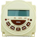 Intermatic PB374E electronic timer showing LCD display and ON, AUTO, OFF controls.