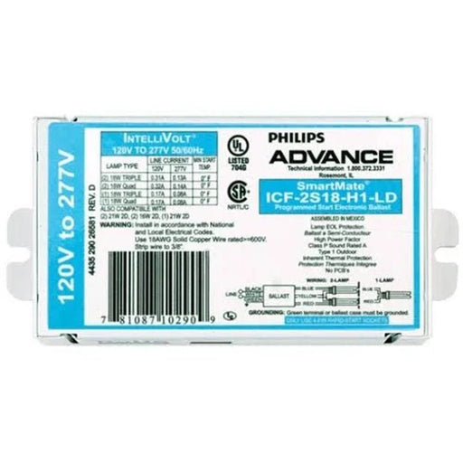 Advance Advance ICF2S18H1LD35M 2 - Lamp 18W CFL Ballast 120–277V ICF2S18H1LD35M