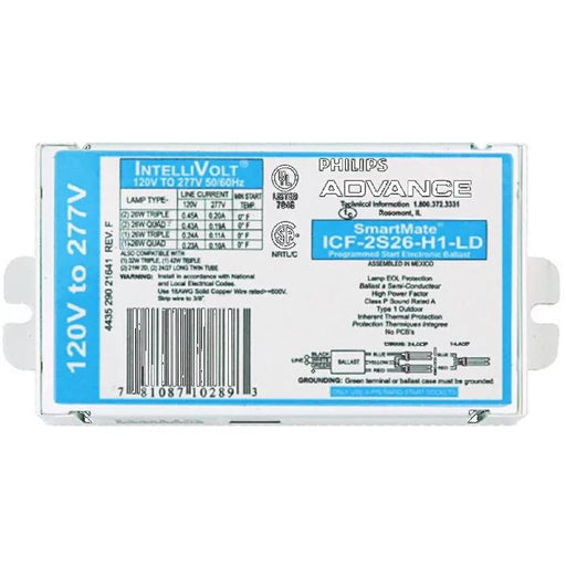 Advance Advance ICF2S26H1LD35M 2 - Lamp 26W CFL Ballast 120–277V ICF2S26H1LD35M