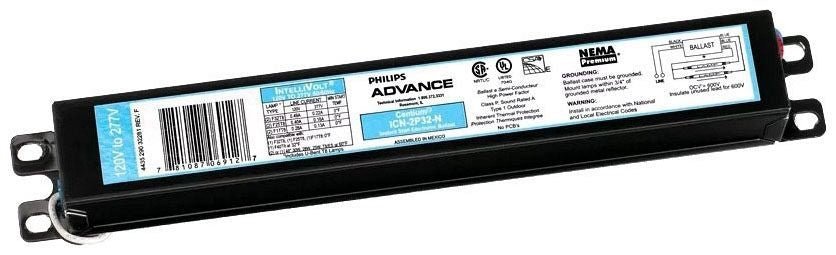 Advance Advance ICN4P32N35M 4 - Lamp 32W T8 Ballast 120–277V ICN4P32N35M