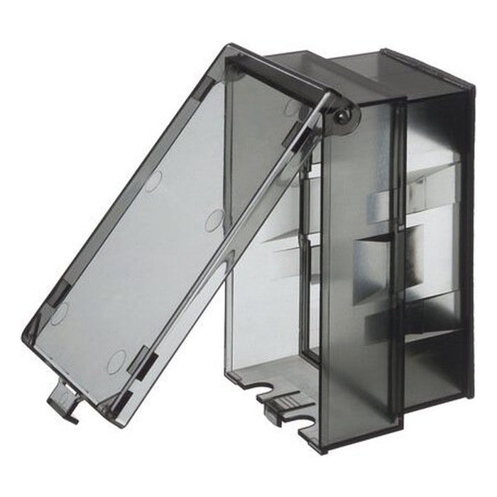 ARLINGTON Arlington 61HC Horizontal Low Profile IN-AND-OUT Weatherproof Outlet Cover, Clear 61HC