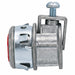 Arlington SG38AST 3/8-inch Saddle Grip Snap-Tite connector with zinc die-cast body and red insulated throat.