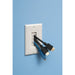 Arlington CED135 brush-style wall cable entry device with cables routed through the opening.