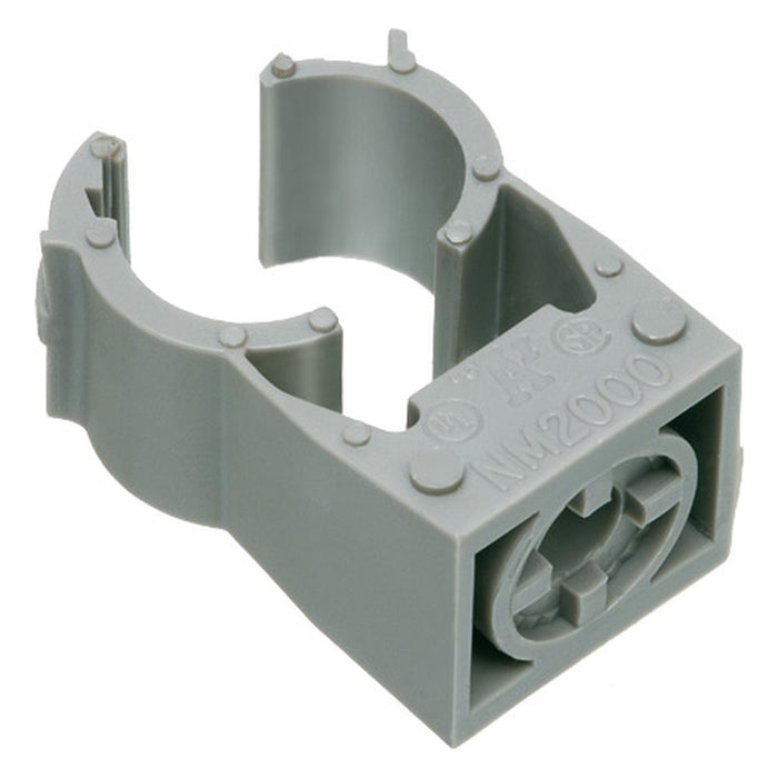 Arlington NM2005 1/2-inch QuickLatch non-metallic pipe hanger for conduit and tubing support.