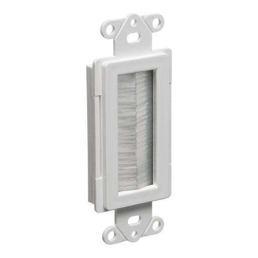 ARLINGTON Arlington CED135 1-Gang Brush-Style Cable Entry Device, White CED135