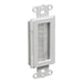ARLINGTON Arlington CED135 1-Gang Brush-Style Cable Entry Device, White CED135