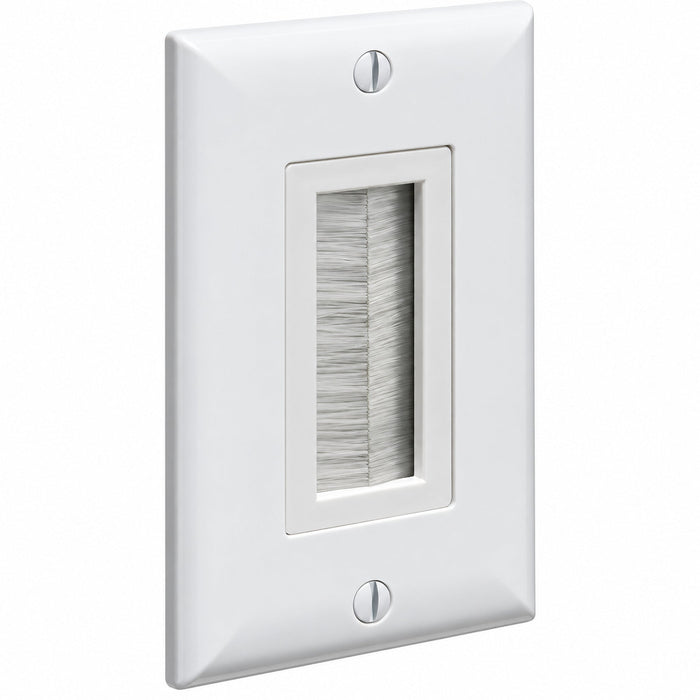 Arlington Arlington CED135 1-Gang Brush-Style Cable Entry Device White CED135