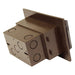 Arlington Arlington DBHB1BRC Low Profile Recessed Electrical Box with Clear Weatherproof Cover DBHB1BRC