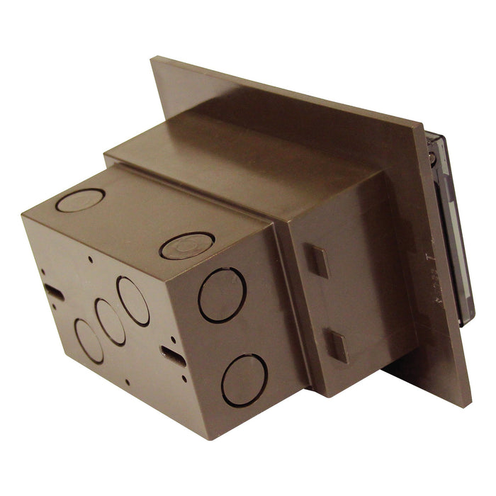 Image 2: Arlington DBHB1BRC low-profile electrical box for new brick construction