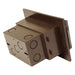 Image 2: Arlington DBHB1BRC low-profile electrical box for new brick construction