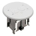 Arlington Arlington FLBAR101W 5.8-Inch Round Adjustable Floor Box, White FLBAR101W