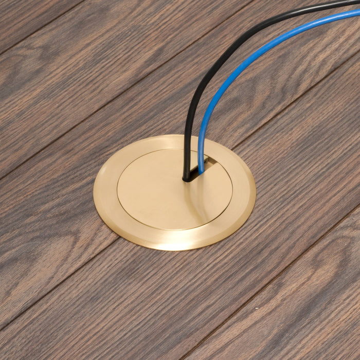ARLINGTON Arlington FLBC4560DMB 4.5-In Floor Box Cover Kit, Brass FLBC4560DMB