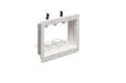 ARLINGTON Arlington LVU3W 3-Gang Recessed Low-Voltage Mounting Bracket White LVU3W