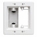 Arlington Arlington TVBU505K 2-Gang Recessed TV Box Kit, White TVBU505K