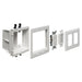 Arlington Arlington TVBU505K 2-Gang Recessed TV Box Kit, White TVBU505K