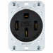 Bryant Electric Bryant 9450FR NEMA 14-50R Receptacle 50A 125/250V Black 9450FR