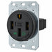 Bryant Electric Bryant 9450FR NEMA 14-50R Receptacle 50A 125/250V Black 9450FR