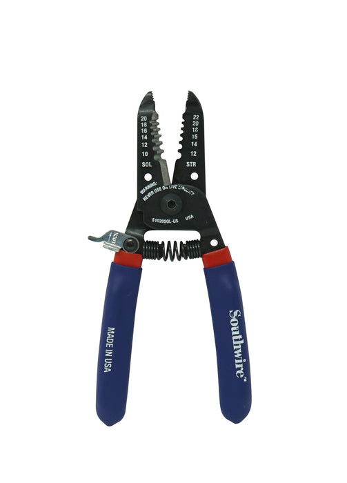 Southwire S1020SOL-US Wire Stripper & Cutter 10-20 AWG Solid 12-22 AWG Stranded