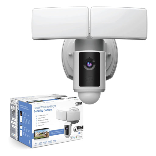 Feit Electric Feit Electric SEC5000/CAM/WIFI LED Smart Security Flood Light with Camera, 5000 Lumens SEC5000/CAM/WIFI