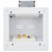 Hubbell Premise Wiring Hubbell NSAV62M 2-Gang In-Wall AV Connection Enclosure, White NSAV62M