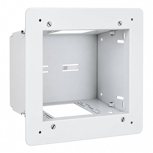 Hubbell Premise Wiring Hubbell NSAV62M 2-Gang In-Wall AV Connection Enclosure, White NSAV62M
