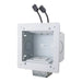 Hubbell Premise Wiring Hubbell NSAV62M 2-Gang In-Wall AV Connection Enclosure, White NSAV62M