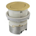 Hubbell Wiring Device-Kellems Hubbell RCT201BR Pop-Up Countertop Receptacle 15A 125V Bronze RCT201BR