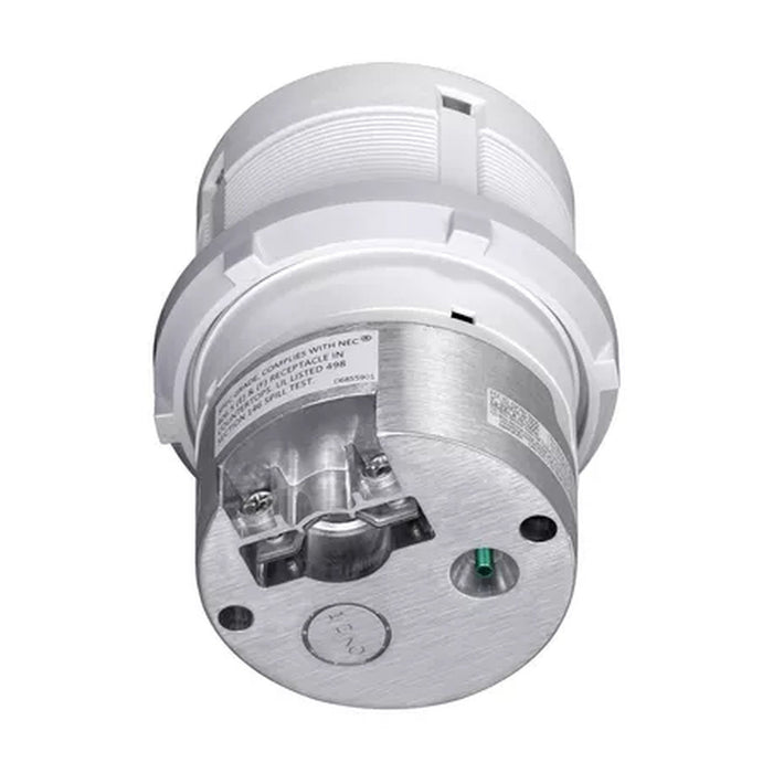 Hubbell Wiring Device-Kellems Hubbell RCT600W Tri-Power Pop-Up Receptacle 15A 125V White RCT600W