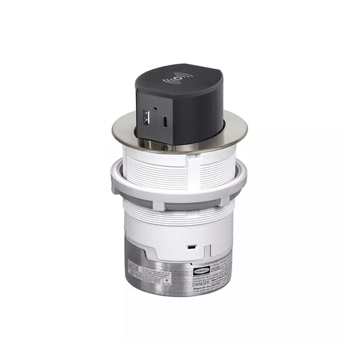 Hubbell Wiring Device-Kellems Hubbell RCT620NI Tri-Power Pop-Up Receptacle 20A 125V Nickel RCT620NI