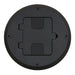 Hubbell Wiring Device-Kellems Hubbell RF515BK Flush Floor Box Decorator Duplex Cover Black RF515BK