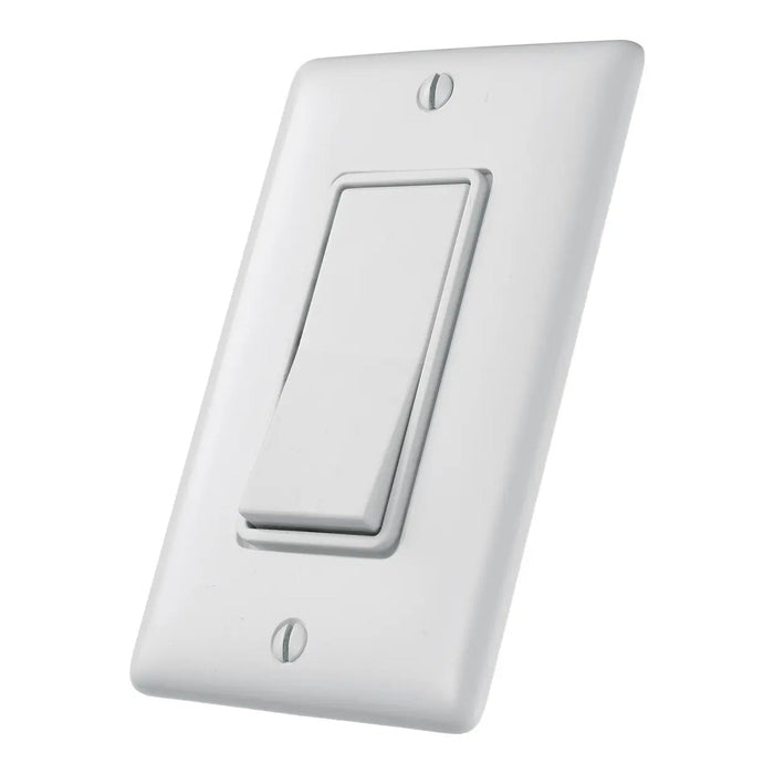 Hubbell Wiring Device-Kellems Hubbell RSD115W Decorator Rocker Switch Single-Pole 15A 120/277V White RSD115W-10pk