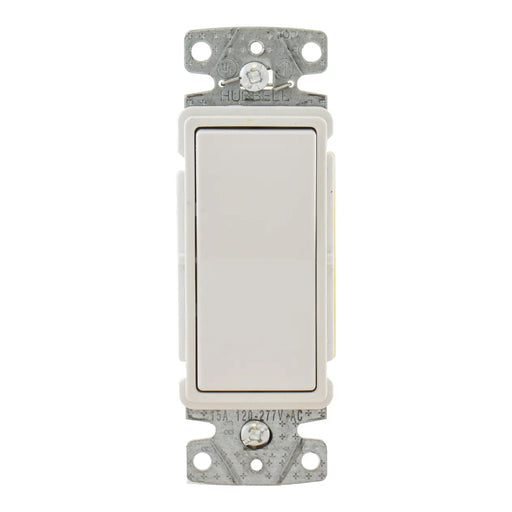 Hubbell Wiring Device-Kellems Hubbell RSD115W Decorator Rocker Switch Single-Pole 15A 120/277V White RSD115W-10pk