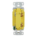Hubbell Wiring Device-Kellems Hubbell RSD115W Decorator Rocker Switch Single-Pole 15A 120/277V White RSD115W-10pk