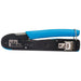 IDEAL 30-495 feed-thru crimper with flush-cutting blade
