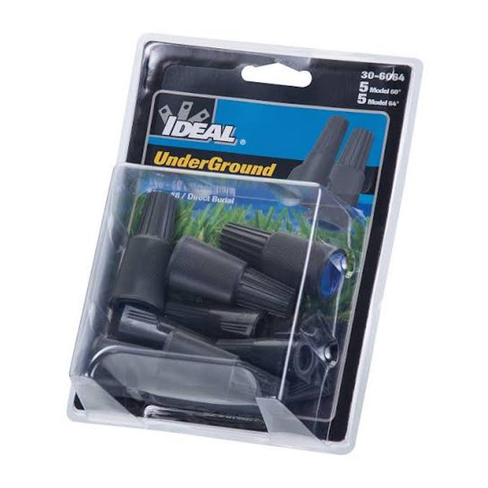 IDEAL UnderGround waterproof wire connectors in retail blister packaging