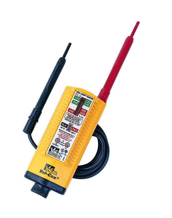 IDEAL 61-076 voltage tester with LED and neon indicators