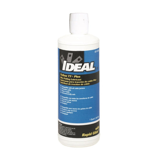 IDEAL Electrical Ideal 31-398 Yellow 77 Plus 1Quart Squeeze Bottle With Precise Dispensing For Food Service Professionals 31-398