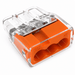IDEAL INDUSTRIES IDEAL 30-1033 In-Sure Push-In Wire Connector Model 33 Orange 100/Box 30-1033-100pk